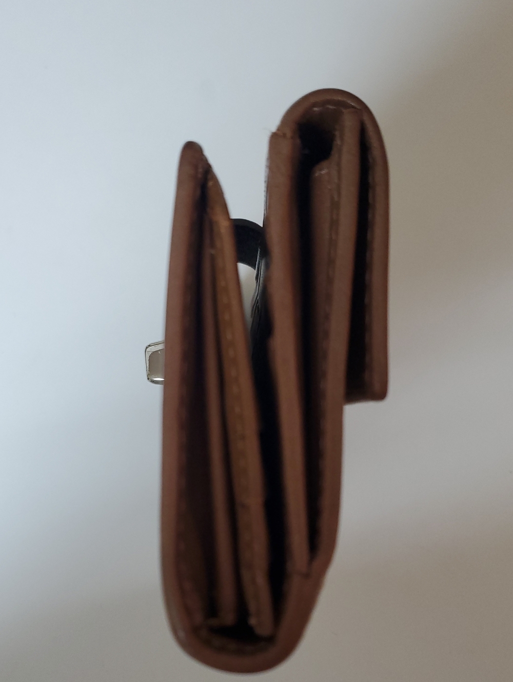 Coach Signature Turnlock Long Wallet Khaki Brown Canvas Leather Y2K EUC - Picture 10 of 17
